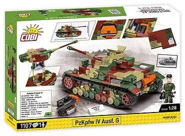 Cobi Klocki Klocki WWII PZKPFW IV AUSF.G 1107 klock&oacute;w