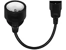 SAVIO CL-180 Adapter zasilania IEC C14 - CEE 7/5 (E) 15 cm