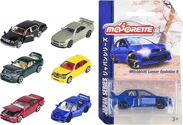 Majorette Pojazd Japan Series Premium 6 rodzajów mix
