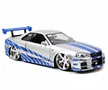 JADA TOYS Pojazd Fast & Furious 2002 Nissan Skyline 1/24