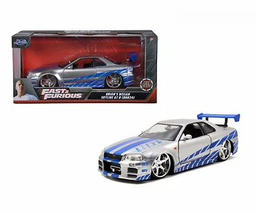 JADA TOYS Pojazd Fast & Furious 2002 Nissan Skyline 1/24
