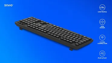 Savio Klawiatura bezprzewodowa KB-02
