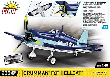 Cobi Klocki Grumman F6F Hellcat 235 klock&oacute;w