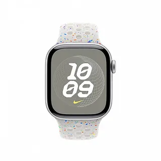 Apple Pasek sportowy Nike w kolorze czystej platyny do koperty 40 mm - rozmiar M/L