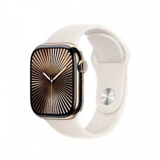 Apple Pasek sportowy w kolorze księżycowej poświaty do koperty 42 mm - rozmiar M/L