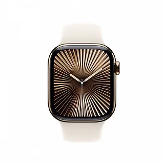 Apple Pasek sportowy w kolorze księżycowej poświaty do koperty 42 mm - rozmiar M/L