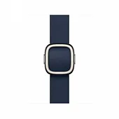 Apple Pasek w kolorze głębinowego błękitu z klamrą nowoczesną do koperty 42 mm - rozmiar S