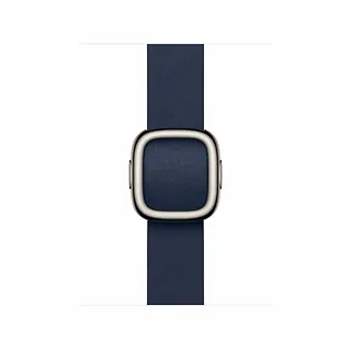 Apple Pasek w kolorze głębinowego błękitu z klamrą nowoczesną do koperty 42 mm - rozmiar S