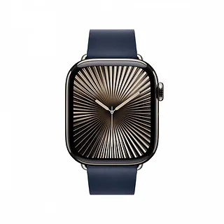 Apple Pasek w kolorze głębinowego błękitu z klamrą nowoczesną do koperty 42 mm - rozmiar S