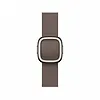 Apple Pasek w kolorze szarobrązowym z klamrą nowoczesną do koperty 42 mm - rozmiar S