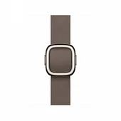 Apple Pasek w kolorze szarobrązowym z klamrą nowoczesną do koperty 42 mm - rozmiar S