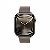 Apple Pasek w kolorze szarobrązowym z klamrą nowoczesną do koperty 42 mm - rozmiar L