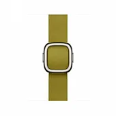 Apple Pasek w kolorze zieleni Chartreuse z klamrą nowoczesną do koperty 42 mm - rozmiar S