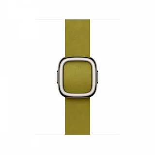 Apple Pasek w kolorze zieleni Chartreuse z klamrą nowoczesną do koperty 42 mm - rozmiar S
