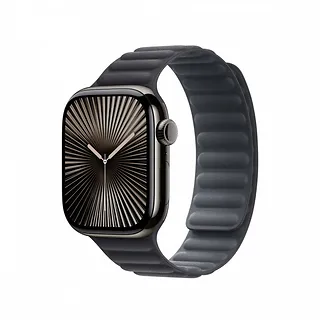 Apple Pasek karbowany magnetyczny w kolorze czarnym do koperty 42 mm - rozmiar S/M