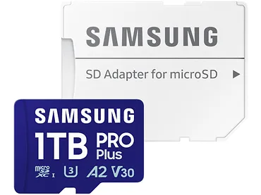 Samsung Karta microSD MB-MD1T0SA/WW 1TB PRO+ + adapter MB-MD1T0SA/EU