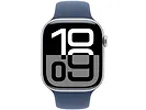 Smartwatch Apple Watch Series 10 GPS 42mm Silver Aluminium Case with Denim Sport Band - S/M