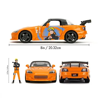 JADA TOYS Pojazd Naruto 2001 Honda S 2000 1:24