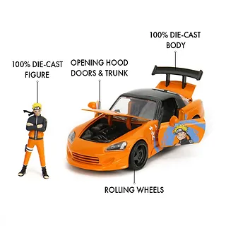 JADA TOYS Pojazd Naruto 2001 Honda S 2000 1:24