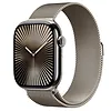 Apple Watch Series 10 GPS + Cellular, koperta 46 mm z tytanu w kolorze naturalnym z bransoletą mediolańską w kolorze tytanu naturalnego - rozmiar S/M