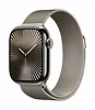 Apple Watch Series 10 GPS + Cellular, koperta 42 mm z tytanu w kolorze naturalnym z bransoletą mediolańską w kolorze naturalnego tytanu