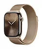 Apple Watch Series 10 GPS + Cellular, koperta 42 mm z tytanu w kolorze złotym z bransoletą mediolańską w kolorze złotym