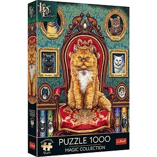 Trefl Puzzle 1000 element&oacute;w Premium Plus Kotomania Lisa Parker