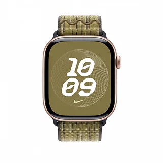 Apple Opaska sportowa Nike w kolorze zielonym/szarym do koperty 46 mm