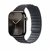 Apple Pasek karbowany magnetyczny w kolorze czarnym do koperty 46 mm - rozmiar S/M