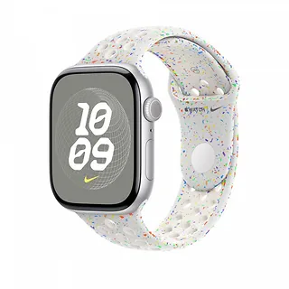 Apple Pasek sportowy Nike w kolorze czystej platyny do koperty 46 mm - rozmiar S/M