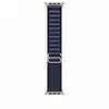 Apple Opaska Alpine w kolorze granatu do koperty 49 mm - rozmiar S - elementy z tytanu w kolorze naturalnym