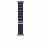 Apple Opaska Alpine w kolorze granatu do koperty 49 mm - rozmiar S - elementy z tytanu w kolorze naturalnym