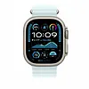 Apple Przedłużka do paska Ocean w kolorze mroźnego błękitu do koperty 49 mm - elementy z tytanu w kolorze naturalnym