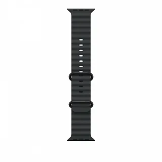 Apple Pasek Ocean w kolorze czarnym do koperty 49 mm - elementy z tytanu w kolorze czarnym