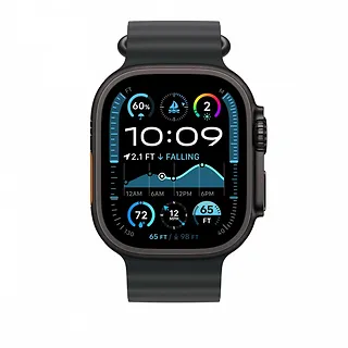 Apple Przedłużka do paska Ocean w kolorze czarnym do koperty 49 mm - elementy z tytanu w kolorze czarnym