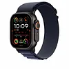Apple Opaska Alpine w kolorze granatu do koperty 49 mm - rozmiar S - elementy z tytanu w kolorze czarnym