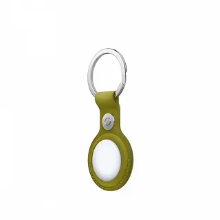 Apple Brelok z tkaniny FineWoven do AirTaga - zieleń Chartreuse