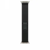 Apple Opaska Trail w kolorze czarnym do koperty 49 mm - rozmiar S/M - elementy z tytanu w kolorze naturalnym