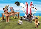 Playmobil Zestaw z figurkami Dragons 9461 Pyskacz Gbur z katapultą do owiec