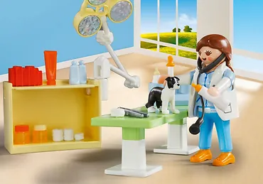 Playmobil Zestaw figurek Skrzyneczka Weterynarz