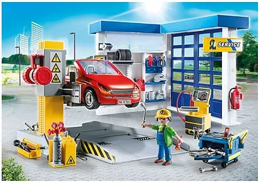 Playmobil Zestaw z figurkami City Life 70202 Warsztat samochodowy