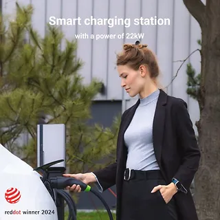 Green Cell Stacja ładowania Habuden Wallbox EV 22kW z kablem 5m