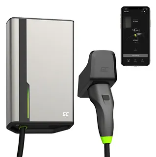 Green Cell Stacja ładowania Habuden Wallbox EV 22kW z kablem 5m