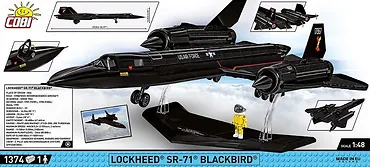 Cobi Klocki Klocki Samolot Lockheed SR-71 1374 elementów