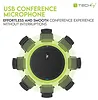 Techly Mikrofon konferencyjny dookólny USB 2.0 z wyciszeniem