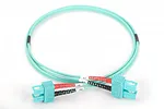 Digitus Patch cord światłowodowy FO SC-SC MM 50/125 OM3 duplex LSOH 1m, turkusowy