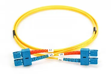 Digitus Patch cord światłowodowy FO SC-SC SM 9/125 OS2 duplex LSOH 2m Żółty