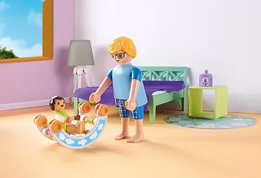 Playmobil Zestaw figurek My Life 71609 Sypialnia z kącikiem zabaw dla dzieci