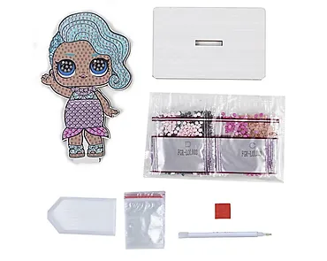 Epee Mozaika diamentowa Crystal Art Buddies Figurka 2D Splash Queen LOL