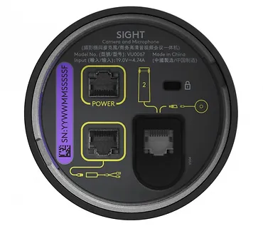 Logitech Kamera Sight Grafitowa